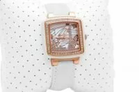 Женские часы Louis Vuitton White Priority Аллы Пугачевой белые со стразами