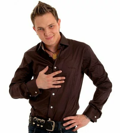 Мужская однотонная коричневая (шоколадная) рубашка Paul Smith (Пол Смит) под запонки Rich'n'Famous ― Ваш любимый интернет-магазин Розовый Коkаин!